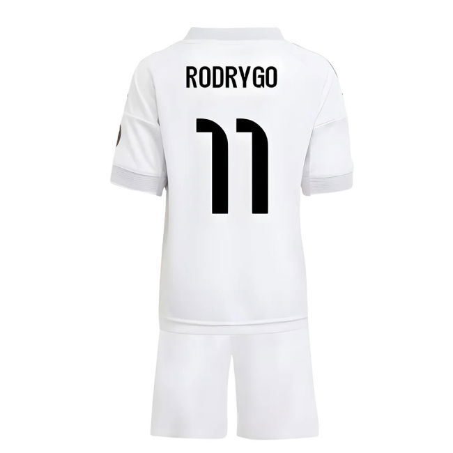 2025-2026 Real Madrid Home Mini Kit (Rodrygo 11)