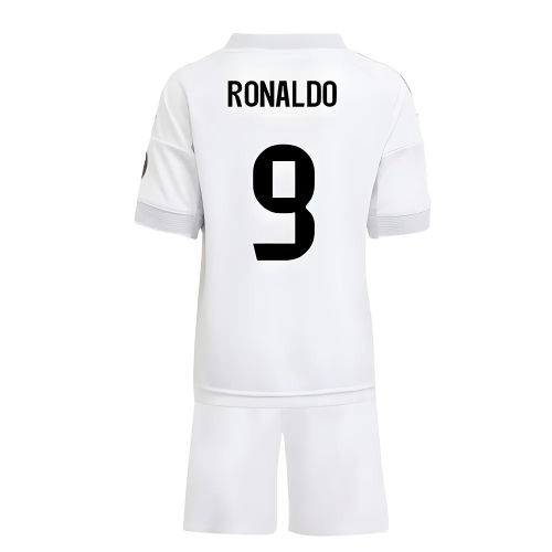 2025-2026 Real Madrid Home Mini Kit (Ronaldo 9)