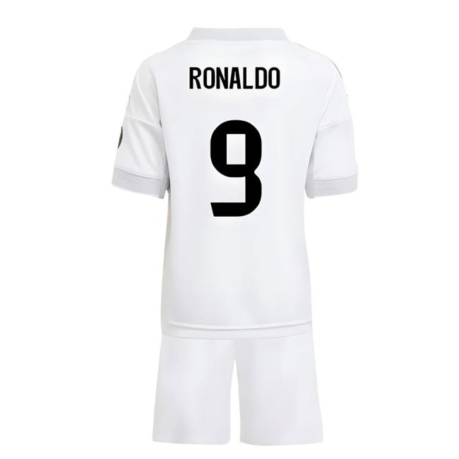 2025-2026 Real Madrid Home Mini Kit (Ronaldo 9)