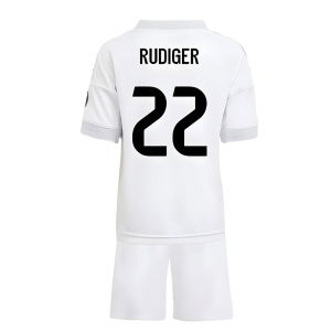 2025-2026 Real Madrid Home Mini Kit (Rudiger 22)