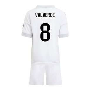 2025-2026 Real Madrid Home Mini Kit (Valverde 8)