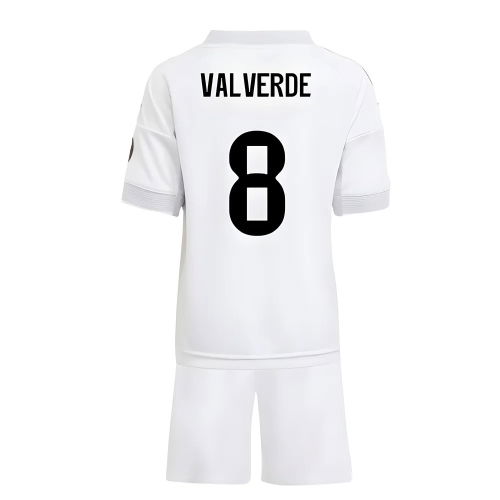 2025-2026 Real Madrid Home Mini Kit (Valverde 8)