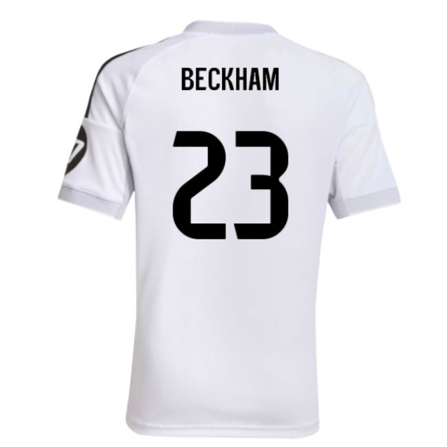 2025-2026 Real Madrid Home Shirt (Kids) (Beckham 23)