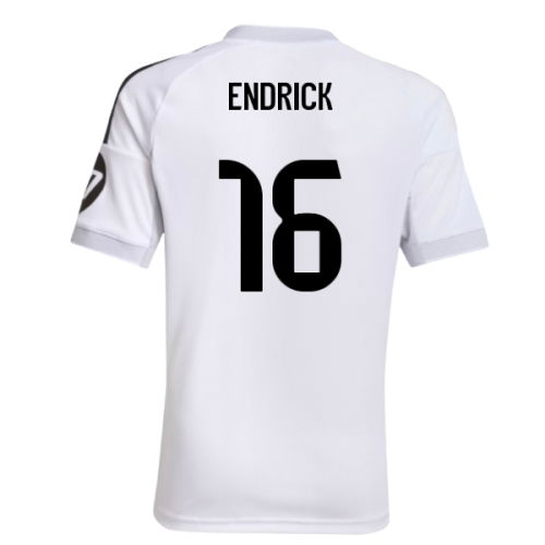 2025-2026 Real Madrid Home Shirt (Kids) (Endrick 16)
