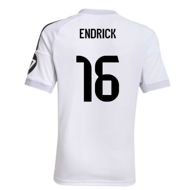 2025-2026 Real Madrid Home Shirt (Kids) (Endrick 16)