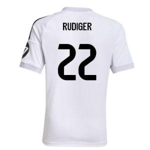 2025-2026 Real Madrid Home Shirt (Kids) (Rudiger 22)