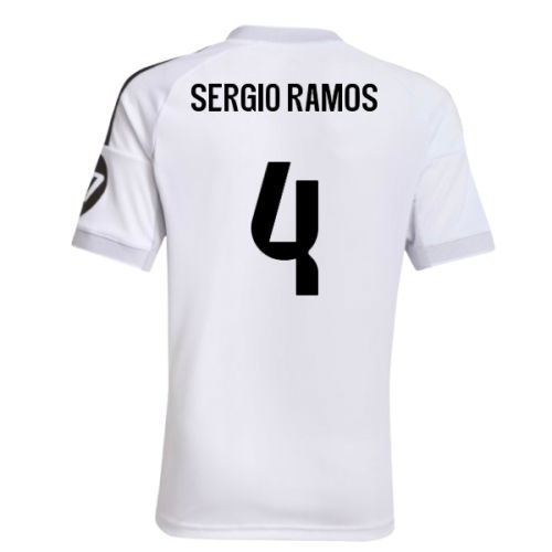 2025-2026 Real Madrid Home Shirt (Kids) (Sergio Ramos 4)