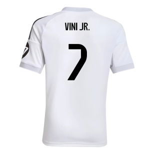2025-2026 Real Madrid Home Shirt (Kids) (Vini Jr. 7)