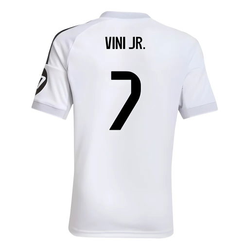 2025-2026 Real Madrid Home Shirt (Kids) (Vini Jr. 7)
