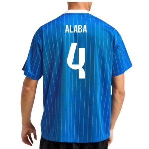 2025-2026 Real Madrid Icon Shirt (Blue) (Alaba 4)