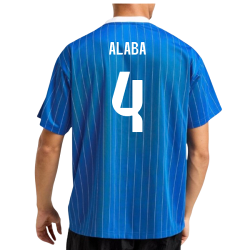 2025-2026 Real Madrid Icon Shirt (Blue) (Alaba 4)  2025-2026 Real Madrid Icon Shirt (Blue) (Alaba 4)