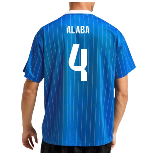 2025-2026 Real Madrid Icon Shirt (Blue) (Alaba 4)