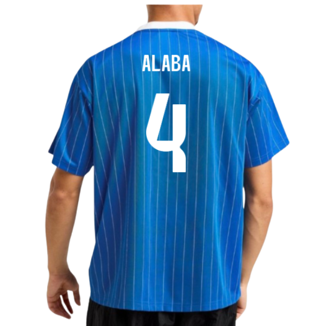 2025-2026 Real Madrid Icon Shirt (Blue) (Alaba 4)