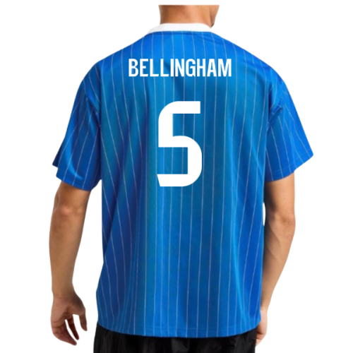 2025-2026 Real Madrid Icon Shirt (Blue) (Bellingham 5)  2025-2026 Real Madrid Icon Shirt (Blue) (Bellingham 5)
