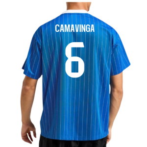 2025-2026 Real Madrid Icon Shirt (Blue) (Camavinga 6)