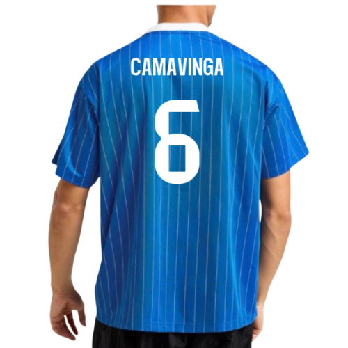 2025-2026 Real Madrid Icon Shirt (Blue) (Camavinga 6)