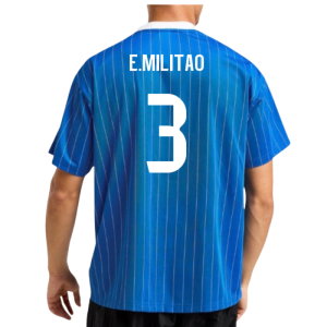 2025-2026 Real Madrid Icon Shirt (Blue) (E.Militao 3)