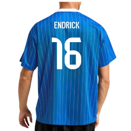 2025-2026 Real Madrid Icon Shirt (Blue) (Endrick 16)