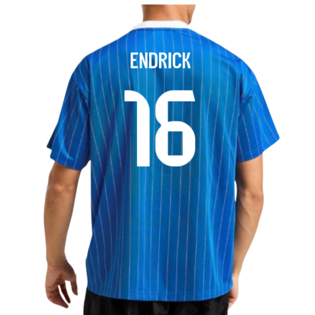 2025-2026 Real Madrid Icon Shirt (Blue) (Endrick 16)
