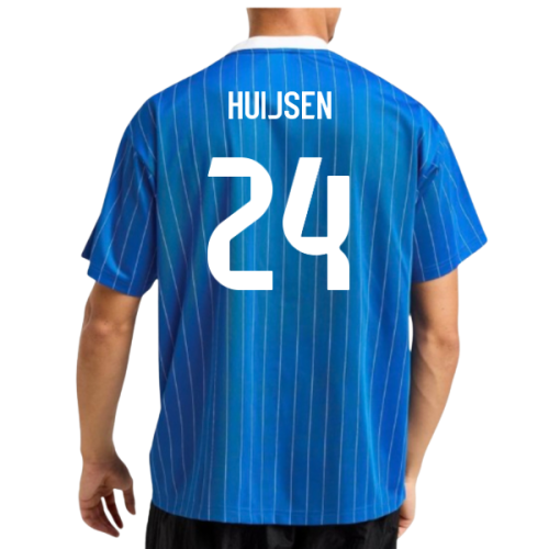 2025-2026 Real Madrid Icon Shirt (Blue) (Huijsen 24)  2025-2026 Real Madrid Icon Shirt (Blue) (Huijsen 24)