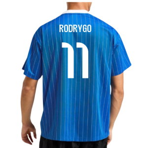 2025-2026 Real Madrid Icon Shirt (Blue) (Rodrygo 11)