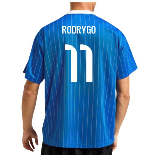 2025-2026 Real Madrid Icon Shirt (Blue) (Rodrygo 11)