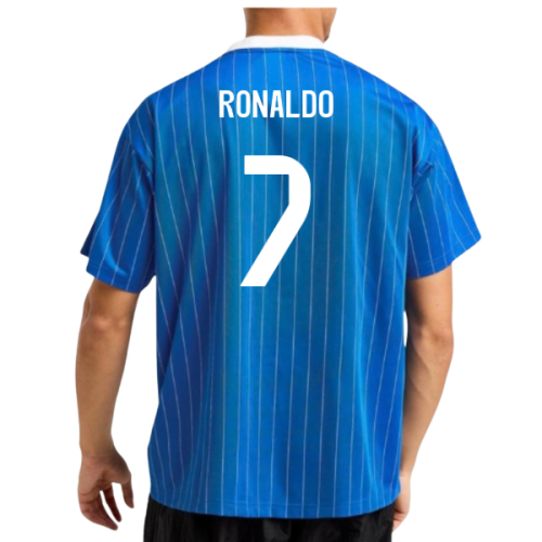 2025-2026 Real Madrid Icon Shirt (Blue) (Ronaldo 7)