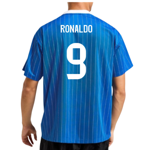 2025-2026 Real Madrid Icon Shirt (Blue) (Ronaldo 9)