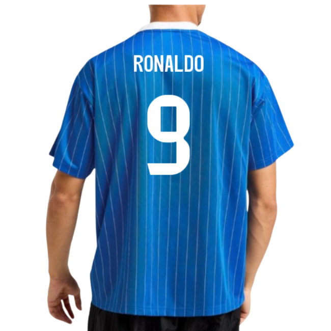 2025-2026 Real Madrid Icon Shirt (Blue) (Ronaldo 9)