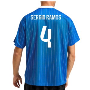 2025-2026 Real Madrid Icon Shirt (Blue) (Sergio Ramos 4)