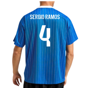 2025-2026 Real Madrid Icon Shirt (Blue) (Sergio Ramos 4)