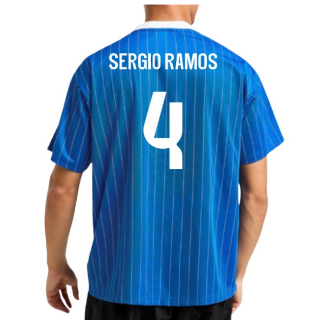 2025-2026 Real Madrid Icon Shirt (Blue) (Sergio Ramos 4)