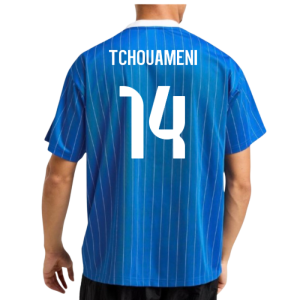 2025-2026 Real Madrid Icon Shirt (Blue) (Tchouameni 14)