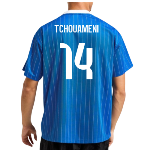 2025-2026 Real Madrid Icon Shirt (Blue) (Tchouameni 14)  2025-2026 Real Madrid Icon Shirt (Blue) (Tchouameni 14)