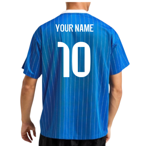 2025-2026 Real Madrid Icon Shirt (Blue) (Your Name)  2025-2026 Real Madrid Icon Shirt (Blue) (Your Name)