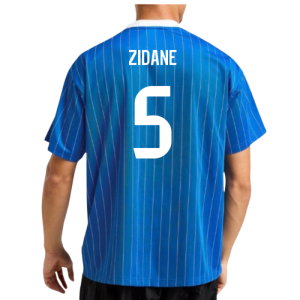 2025-2026 Real Madrid Icon Shirt (Blue) (Zidane 5)