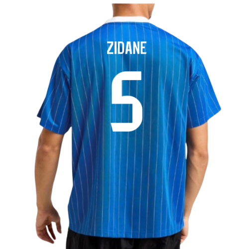 2025-2026 Real Madrid Icon Shirt (Blue) (Zidane 5)  2025-2026 Real Madrid Icon Shirt (Blue) (Zidane 5)