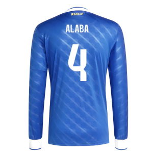2025-2026 Real Madrid Long Sleeve Third Shirt (Alaba 4)