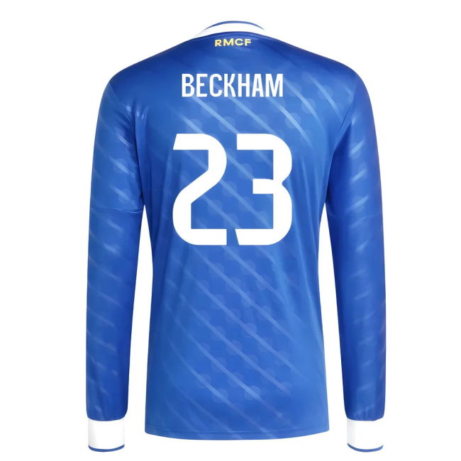 2025-2026 Real Madrid Long Sleeve Third Shirt (Beckham 23)