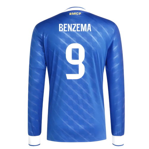 2025-2026 Real Madrid Long Sleeve Third Shirt (Benzema 9)