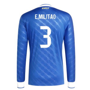 2025-2026 Real Madrid Long Sleeve Third Shirt (E.Militao 3)
