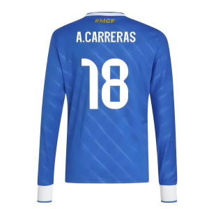 2025-2026 Real Madrid Long Sleeve Third Shirt (Kids) (A.Carreras 18)