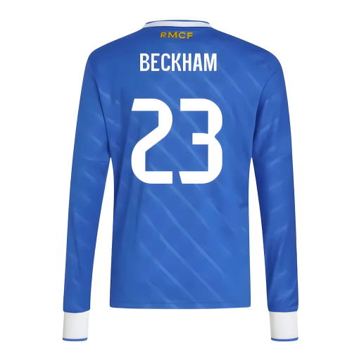 2025-2026 Real Madrid Long Sleeve Third Shirt (Kids) (Beckham 23)