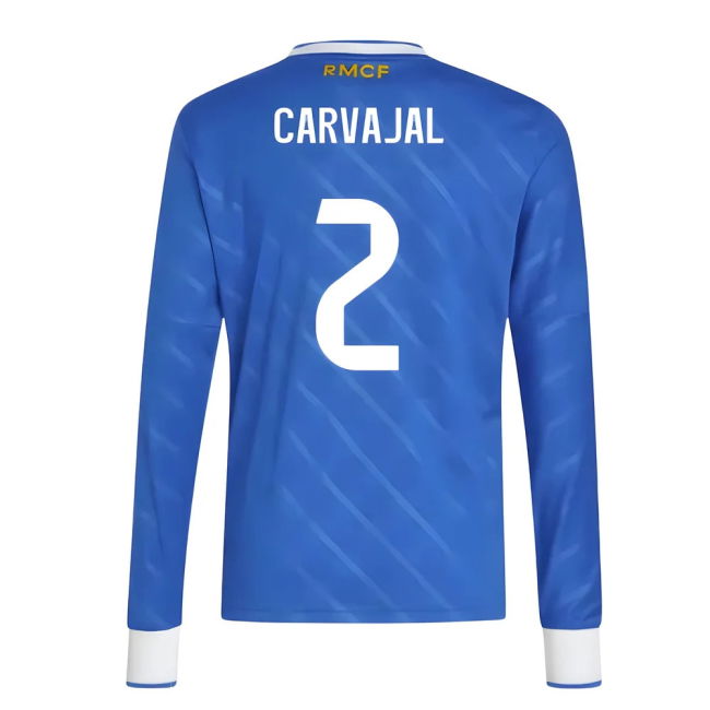 2025-2026 Real Madrid Long Sleeve Third Shirt (Kids) (Carvajal 2)
