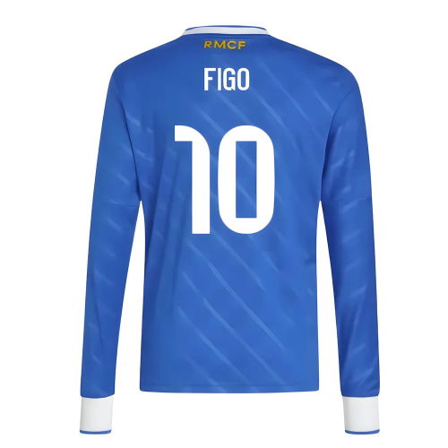 2025-2026 Real Madrid Long Sleeve Third Shirt (Kids) (Figo 10)