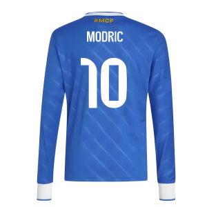 2025-2026 Real Madrid Long Sleeve Third Shirt (Kids) (Modric 10)