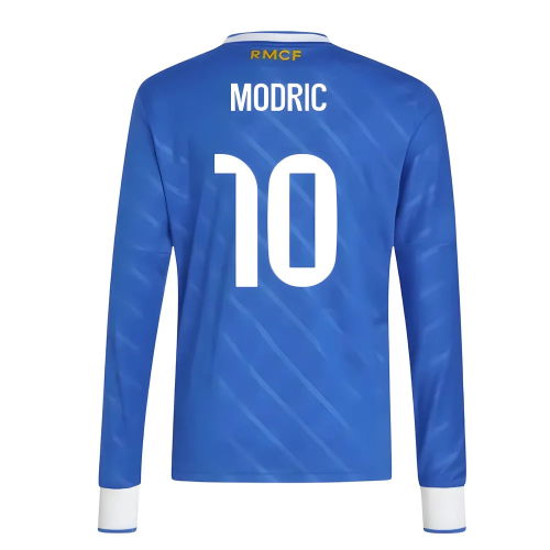 2025-2026 Real Madrid Long Sleeve Third Shirt (Kids) (Modric 10)