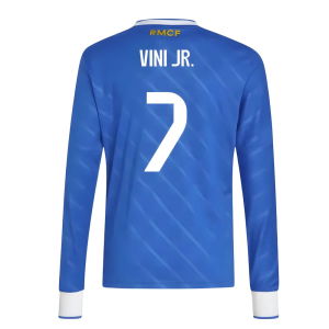 2025-2026 Real Madrid Long Sleeve Third Shirt (Kids) (Vini Jr. 7)
