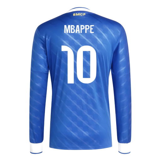 2025-2026 Real Madrid Long Sleeve Third Shirt (Mbappe 10)  2025-2026 Real Madrid Long Sleeve Third Shirt (Mbappe 10)