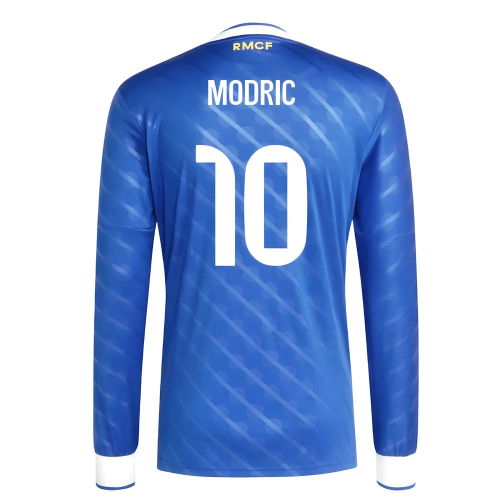 2025-2026 Real Madrid Long Sleeve Third Shirt (Modric 10)